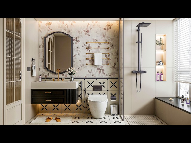 French Premium Bathroom Design | 4K Tour | 3D Model Full Scene Download