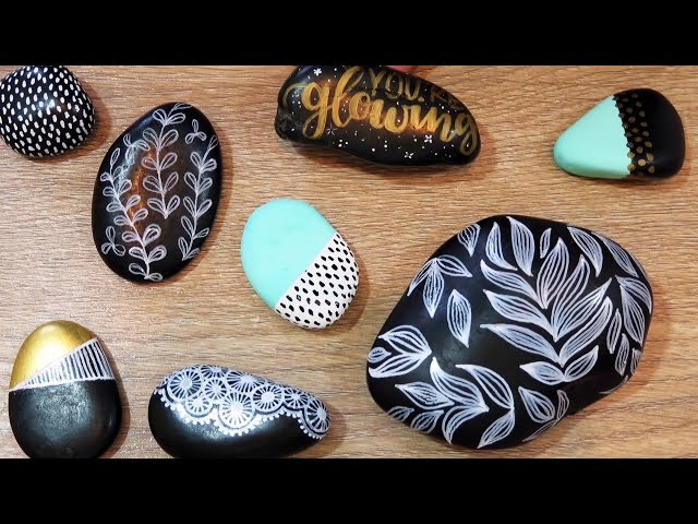 ROCK PAINTING for the First Time | Ideas and Tips, What I Learned