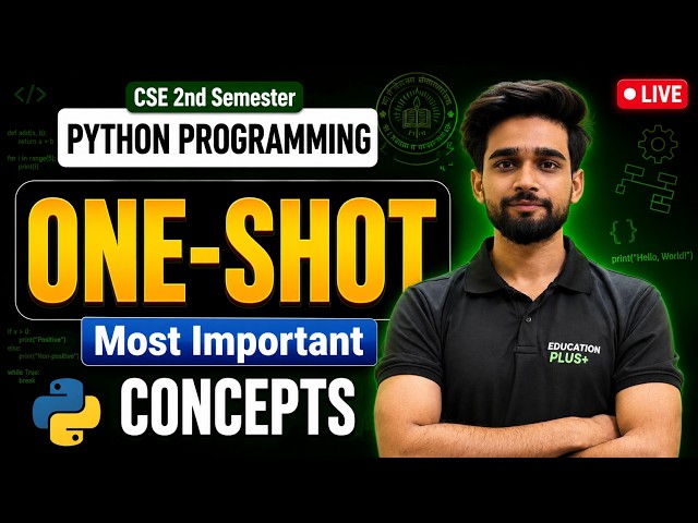 Python Programming | CSE 2nd Semester | Complete Syllabus | BEU-PATNA