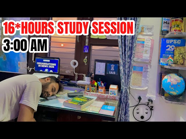 I Woke Up At 3:00 AM 😱To Study For UPSC 2026| A Day in the Life of a UPSC Aspirant