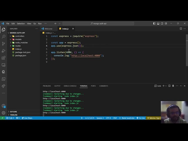 MERN Stack Project   Creating Backend End to End Login Signup API with MongoDB and Express JS 2024