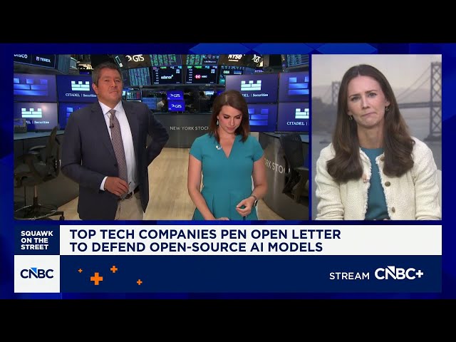 Top tech companies pen open letter in defense of open-source AI models
