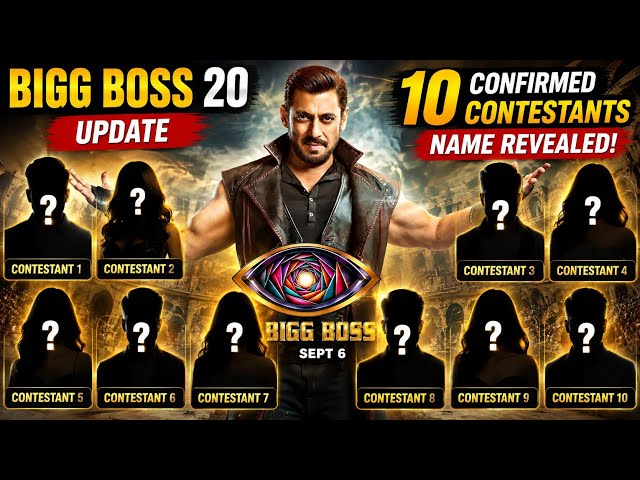 Bigg Boss 20 Update: 10 Confirmed Contestants Revealed