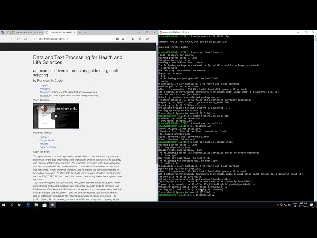 Windows Subsystem for Linux: Install and prepare for Data and Text Processing