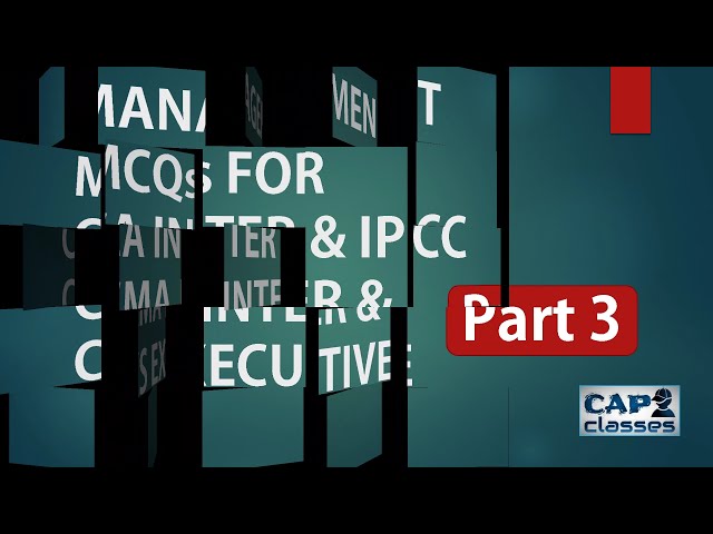 SM MCQ Contest Part 3 | MCQ 21 - 30 | CAP CLASSES