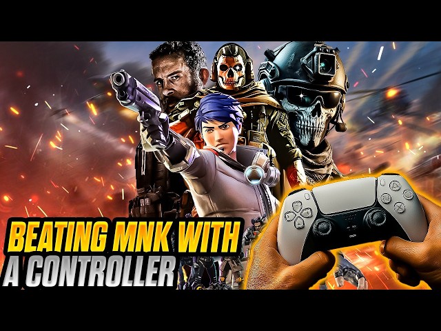 4,500-Hour NO Aim Assist Player DESTROYS 'Impossible' Controller Games