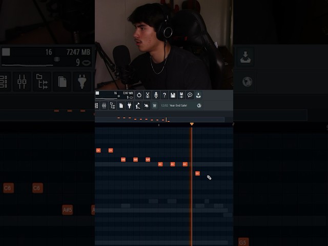 How to Make Snare Rolls like 808 Mafia #producer #beatmaker #flstudio