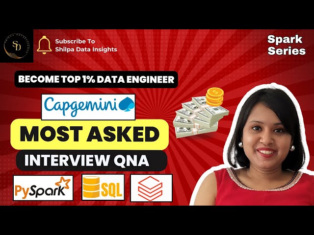 Capgemini Data Engineering Interview Questions|Pyspark|Joins, Window Functions, Collectlist, GroupBy
