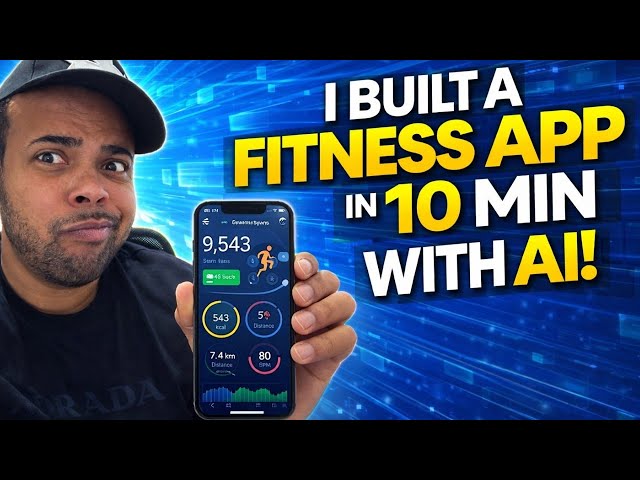 I just built an Fitness tracking app.. in 10 minutes with AI