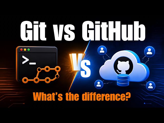Git vs GitHub | What’s the Difference? | Beginner-Friendly Guide