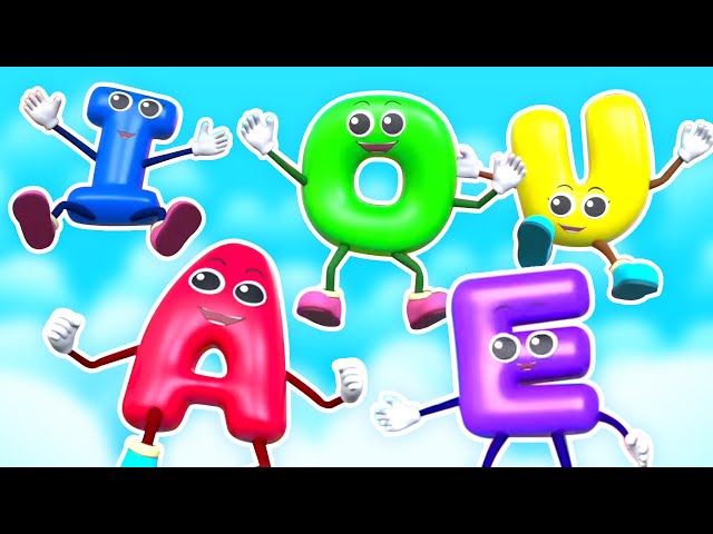 Five Little Alphabets Jumping on the Bed Nursery Rhyme And Kids Song