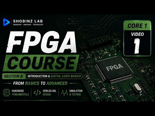 FPGA Tutorial | SECTION B | VIDEO 1 | SHOBINZ LAB