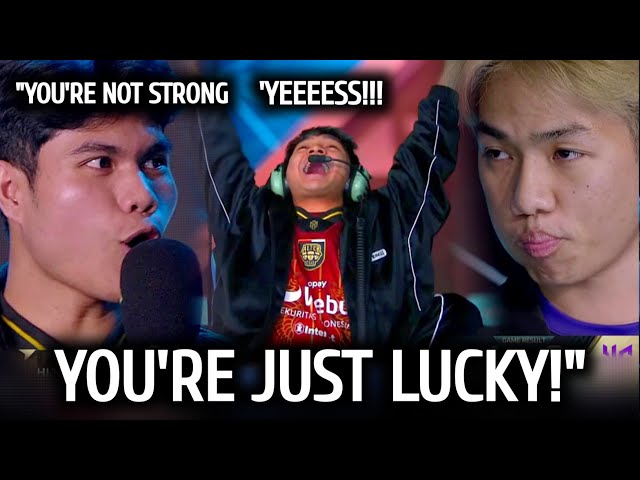 AE ARFY TO YG AFTER A BIGTIME SWEEP - "YOU'RE NOT STRONG, YOU'RE JUST LUCKY!"