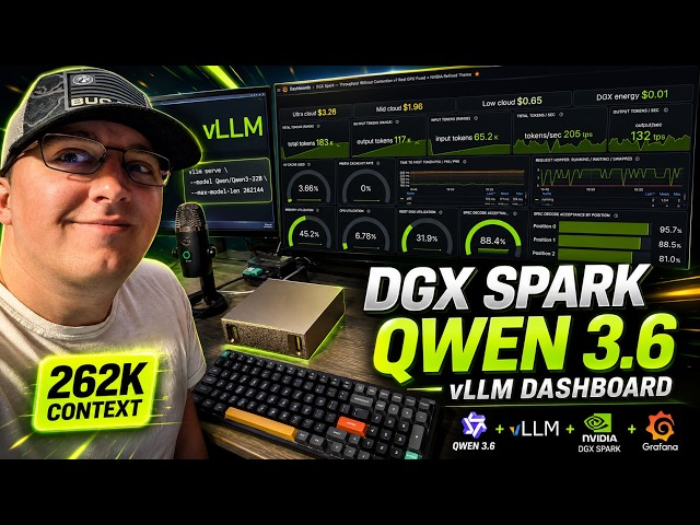 Get More Performance From Your DGX Spark — vLLM + Grafana Tuning Dashboard