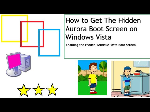 How to Get The Hidden Aurora Boot Screen on Windows Vista
