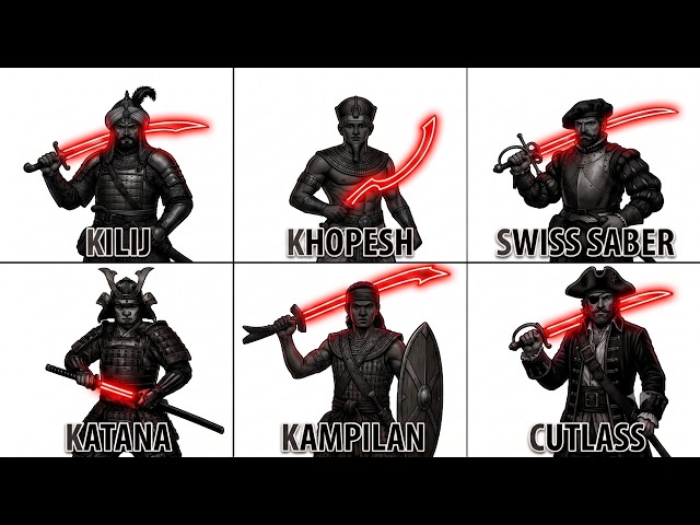 Every Major Single Edge Sword Type in History Explained