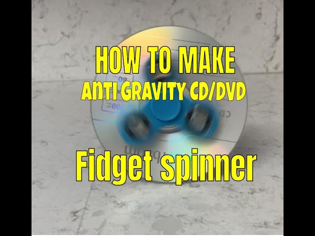 DIY Floating CD Experiment | Fidget Spinner Physics Hack
