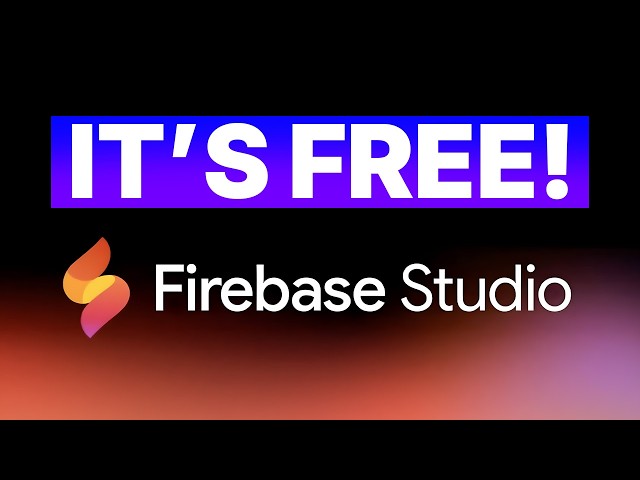 NEW Google Firebase Studio Update is INSANE (FREE!) 🤯