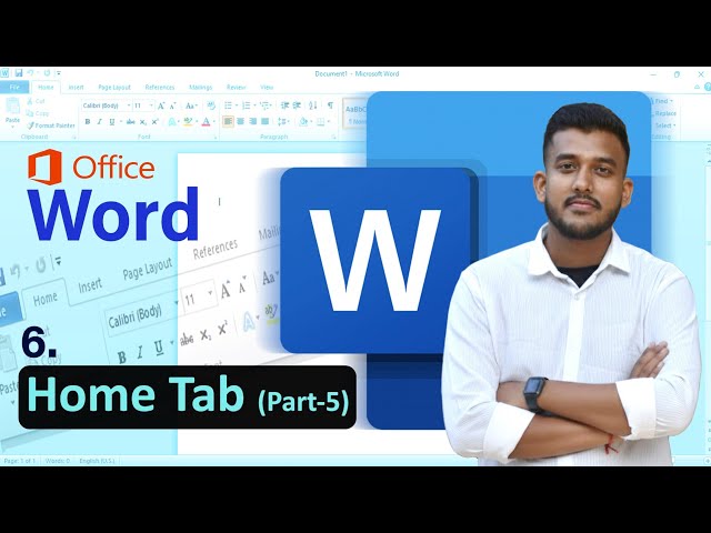 MS Office Word Tutorial: Home Tab (Part-5)