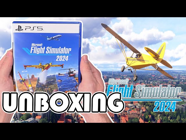 Microsoft Flight Simulator 2024 (PS5) Unboxing