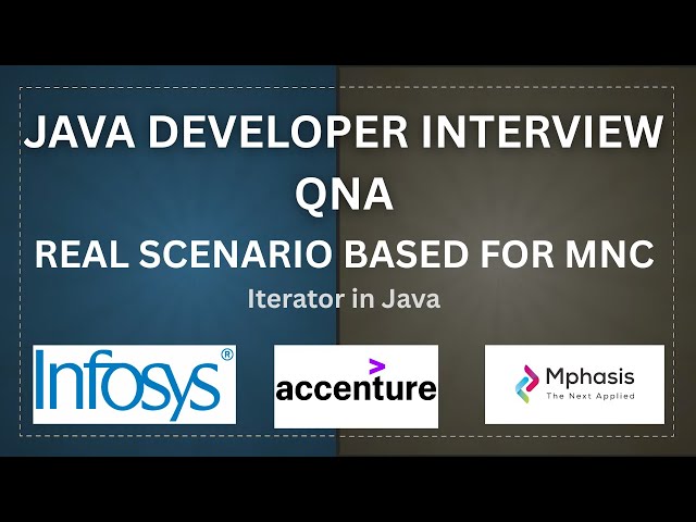 Iterator in Java | Freshers interview question