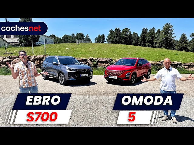 OMODA 5 vs EBRO S700 | Comparativa SUV chinos 2025 / Test / Review en español | coches.net