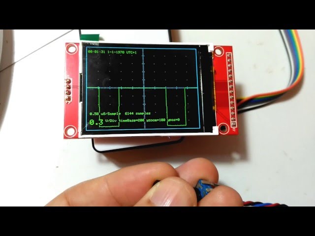 STM32duino $10 O-Scope revisited OVERCLOCKED!