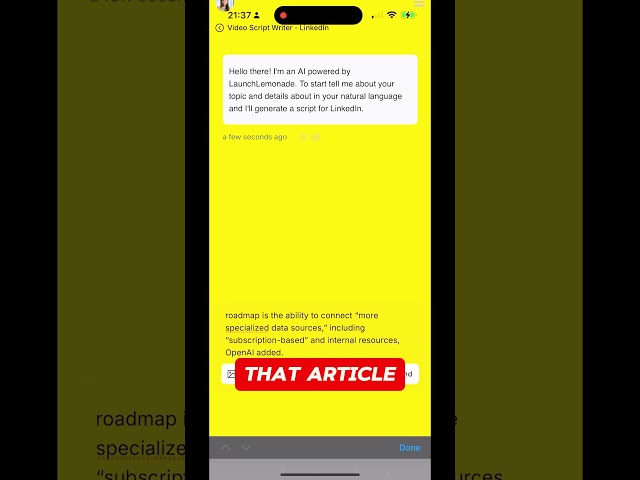 Talking Head Video Script Generator AI