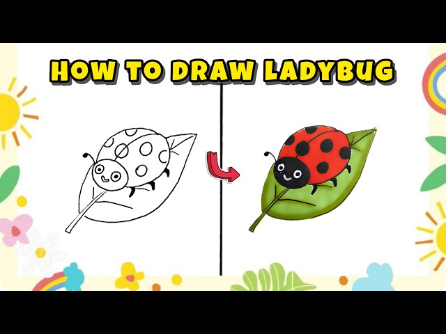 How to Draw a Ladybug – Animal Drawing Tutorial for Beginners