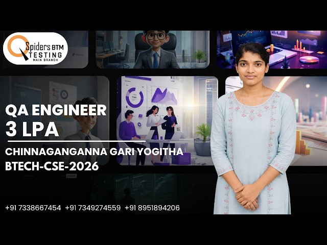 QSpiders BTM Student Cracks Top MNC Interview | Placement Success Story