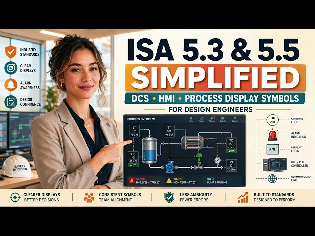 ISA 5.3 & 5.5 Simplified: DCS, HMI and Process Display Symbols