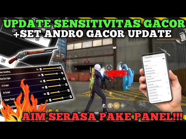 UPDATE SENSITIVITAS GACOR TERBARU 👊🏻🔥+SET ANDRO UPDATE EVENT JJK⚡👽 WORK SEMUA HP ⚙️📱
