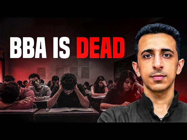 BBA IS DEAD | Why Do BBA Graduates Remain Unemployed ? | Reality of BBA IN INDIA