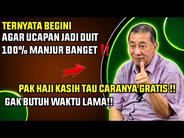 TERBUKTI AMPUH MODAL UCAP DOANG HAJAT TERKABUL GAK BUTUH WAKTU LAMA‼️