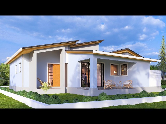 Modern Bungalow House Design 2026 | Stunning 3 Bedroom Modern House Plan | Beautiful Home