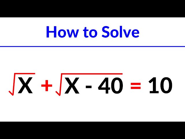 A Nice Square Root Math Simplification | Algebra Challenge