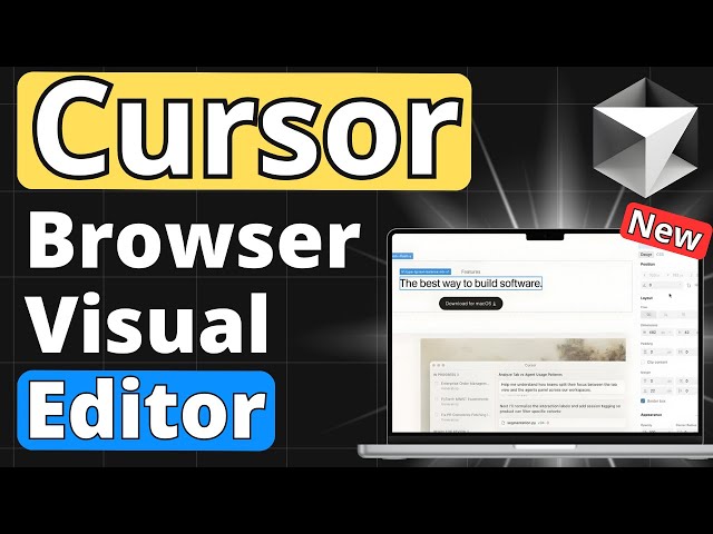 Browser Visual Editor Is the Future of Cursor