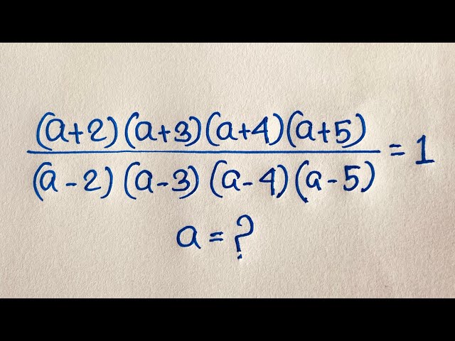 Harvard University admission interviews trick | German Math olympiad question Solutions :a=? |