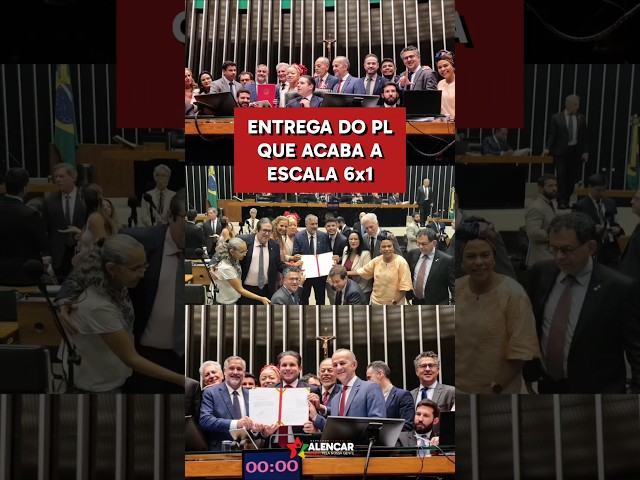 Esquerda entrega projeto do governo Lula que acaba com escala 6x1