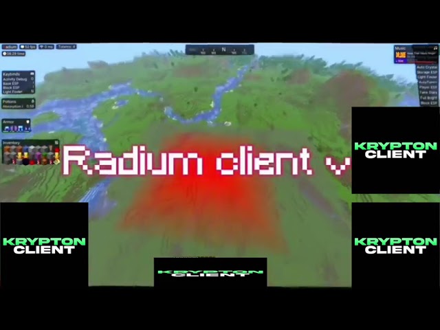Craziest find with the Radium Client on DONUT SMP
