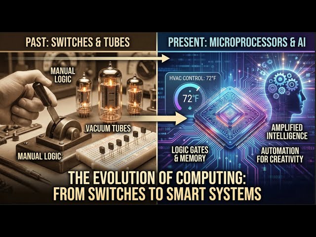 From Vacuum Tubes to Smart Buildings: The Evolution of Digital Logic #digital #ai #curiosityatlas