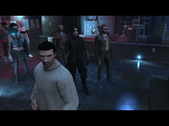 Corpo scumbag kicks out real cyberchoom
