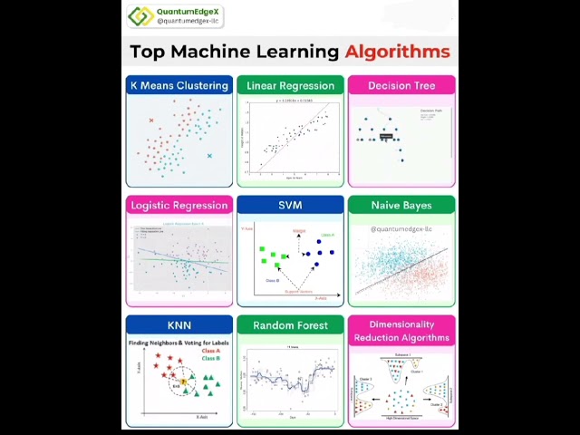 top machine learning algorithm #programming #machine #machinelearning #education #python #algorithms