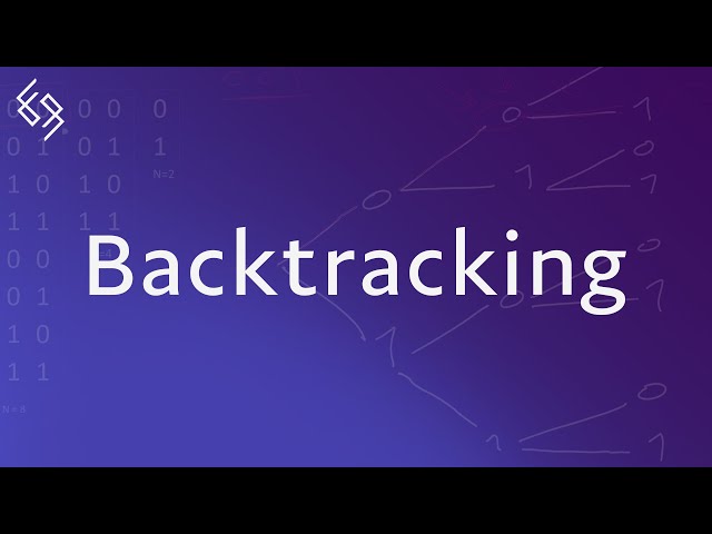 Backtracking with examples | How to write code | Arabic
