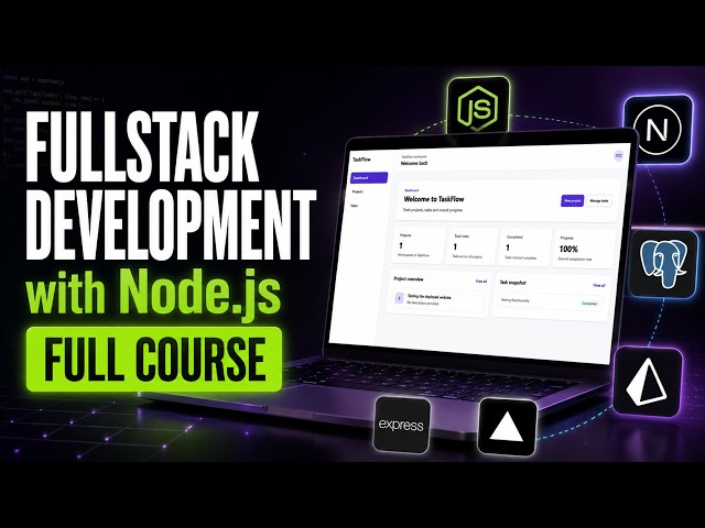 Full-Stack Development with Next.js, Node.js & PostgreSQL