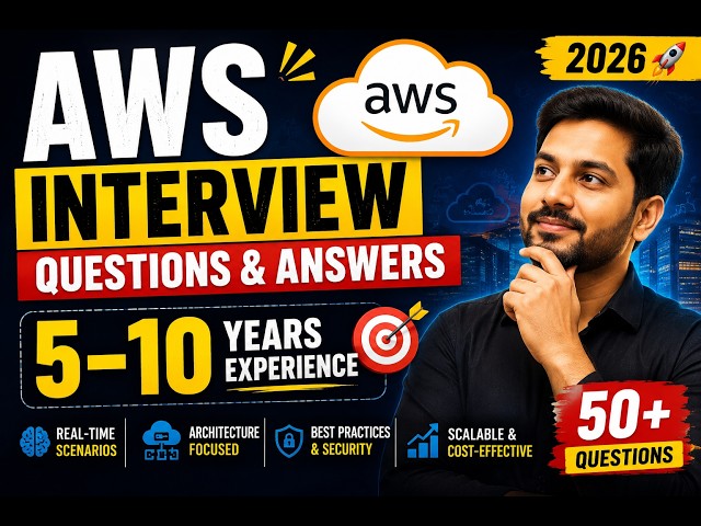 AWS Solutions Architect Interview Questions & Answers 2026 | 5–10 Years Experience