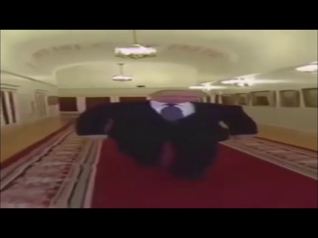 Wide Putin Walking
