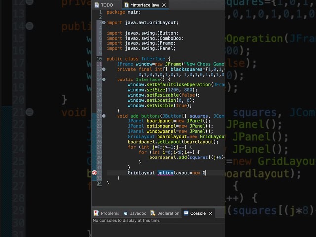ASMR Coding Chess in 50 seconds: The interface