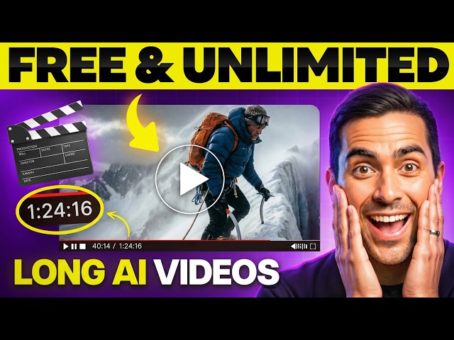 STOP Paying: Make LONG AI Videos FREE & UNLIMITED in 2026