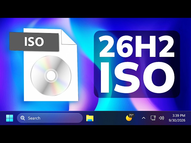 Windows 11 26H2 Official ISO Released (How to Get)